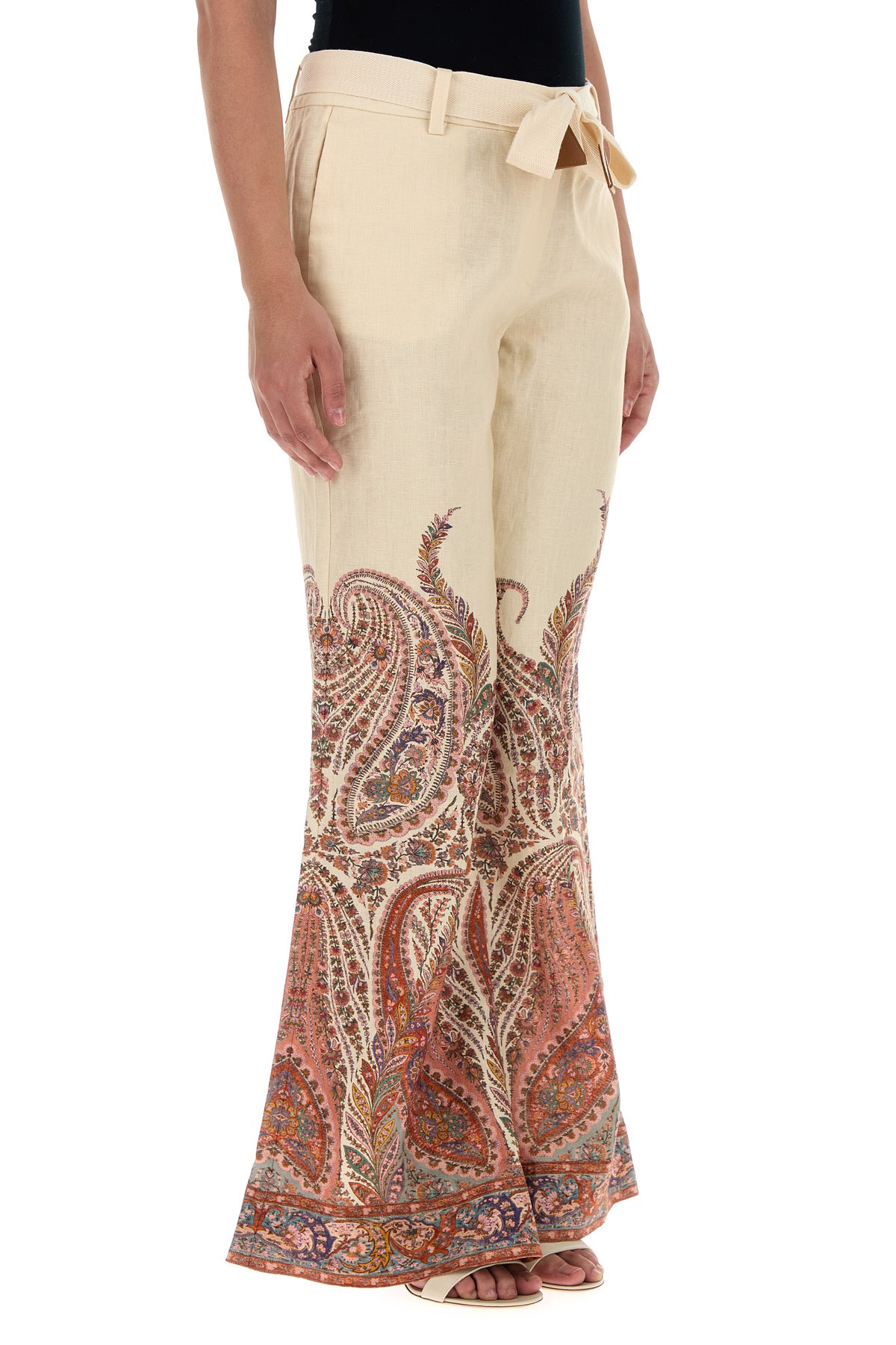 Printed linen Rhiannon pant - 3