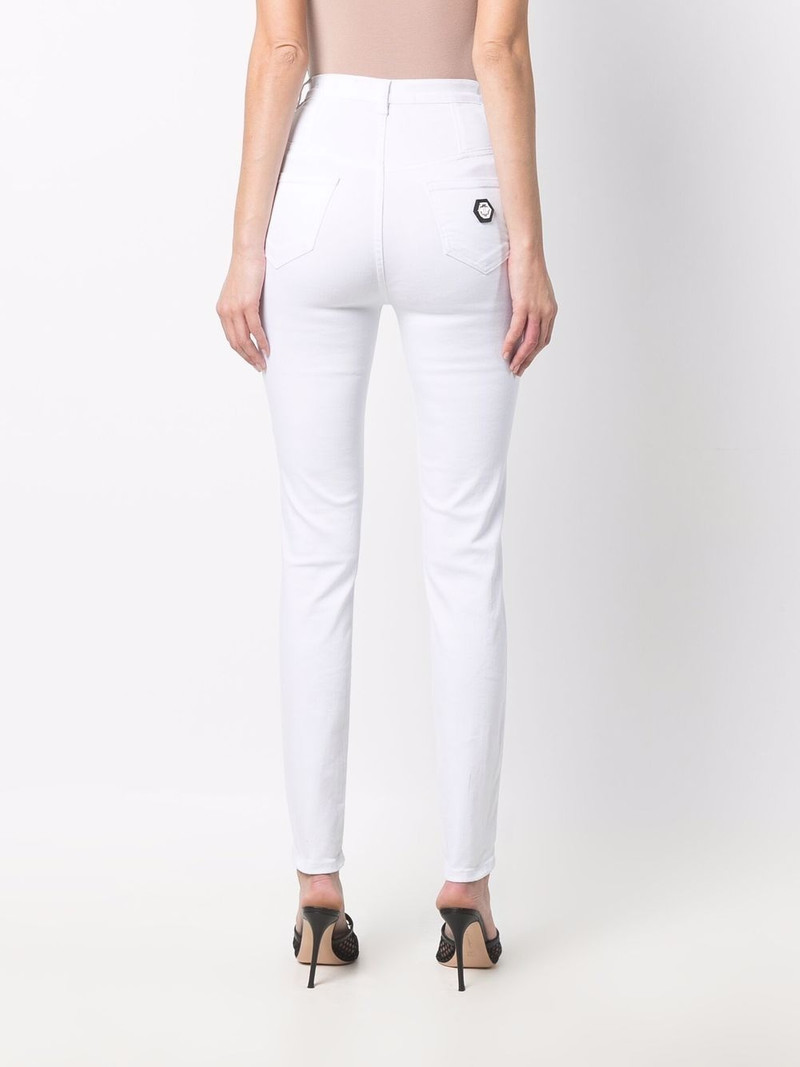 logo-print leg jeggings 4