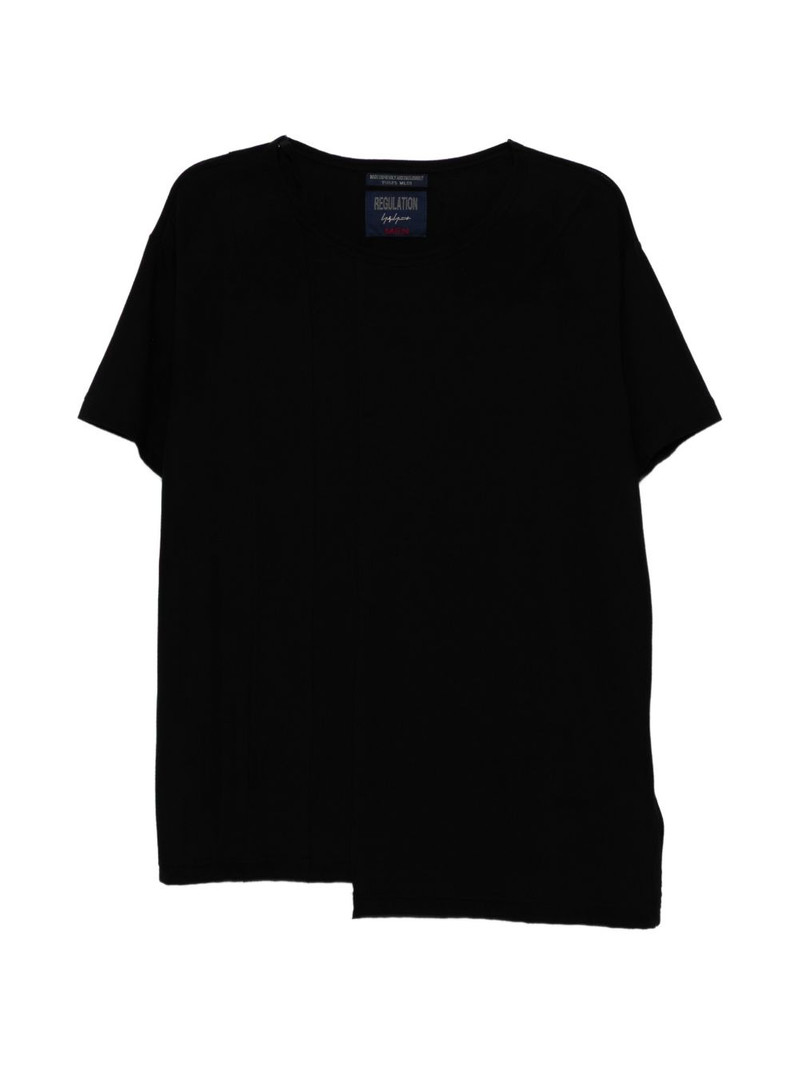 panelled short-sleeves T-shirt 1