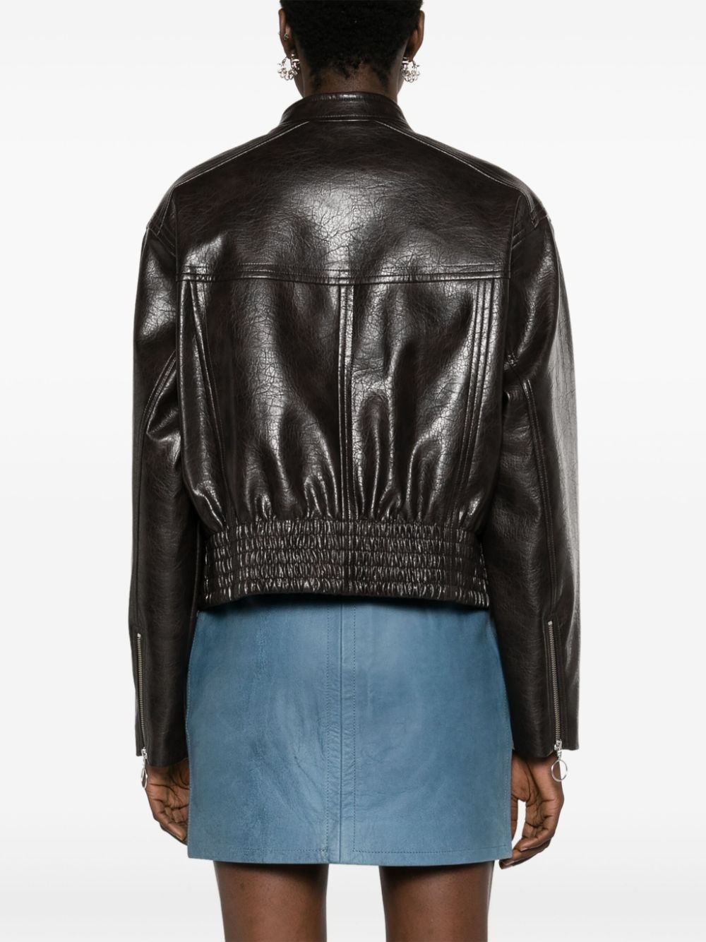 Talulla faux-leather biker jacket - 4