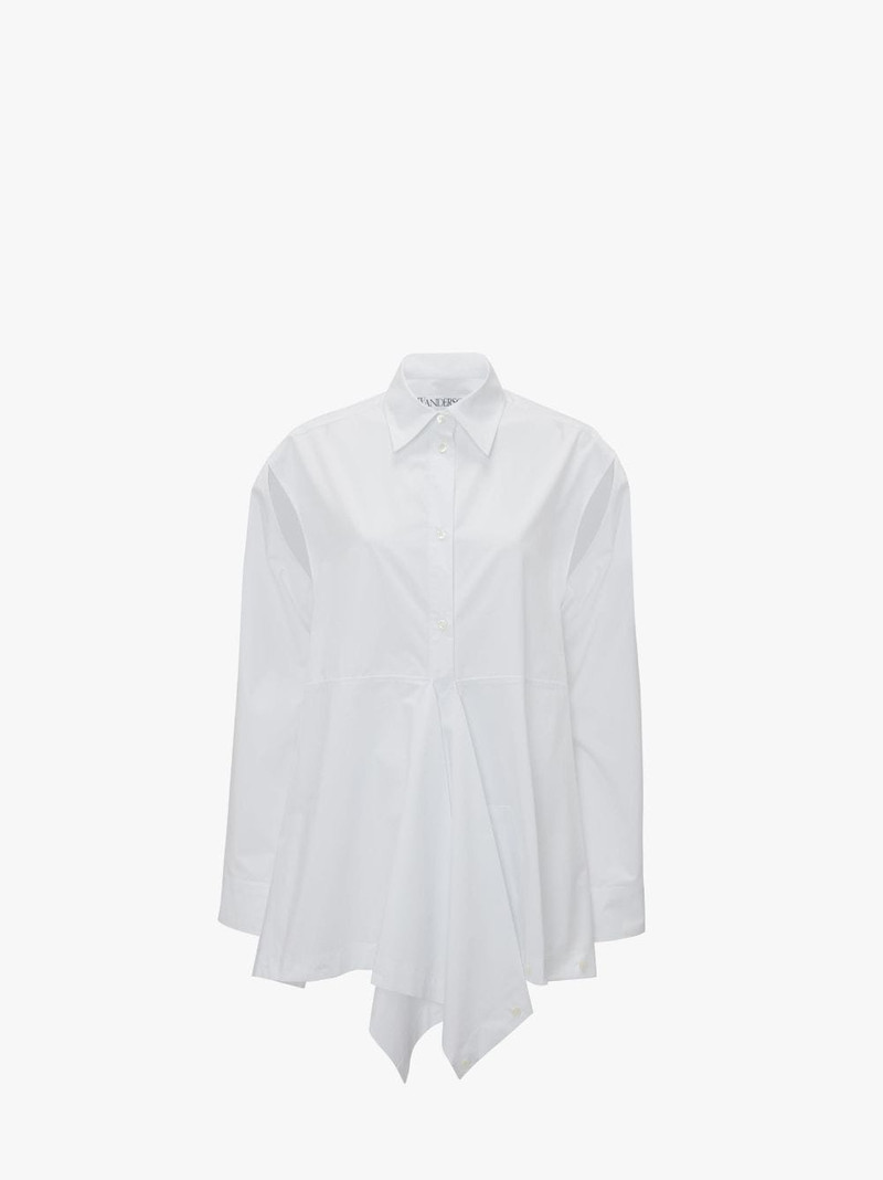 PEPLUM DRAPE SHIRT - 1