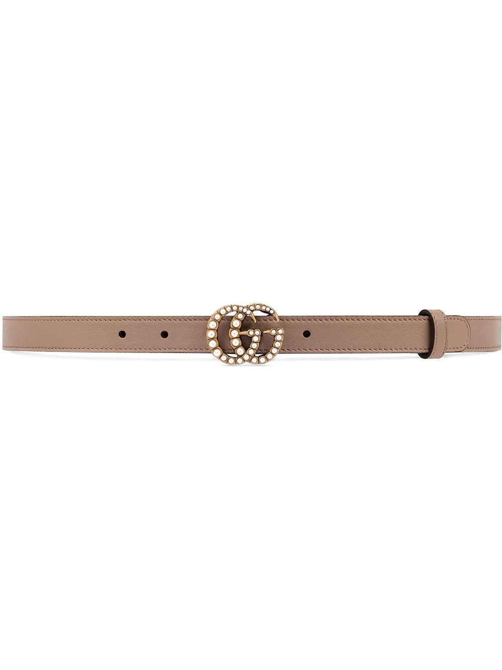 pearl Double G buckle belt - 1