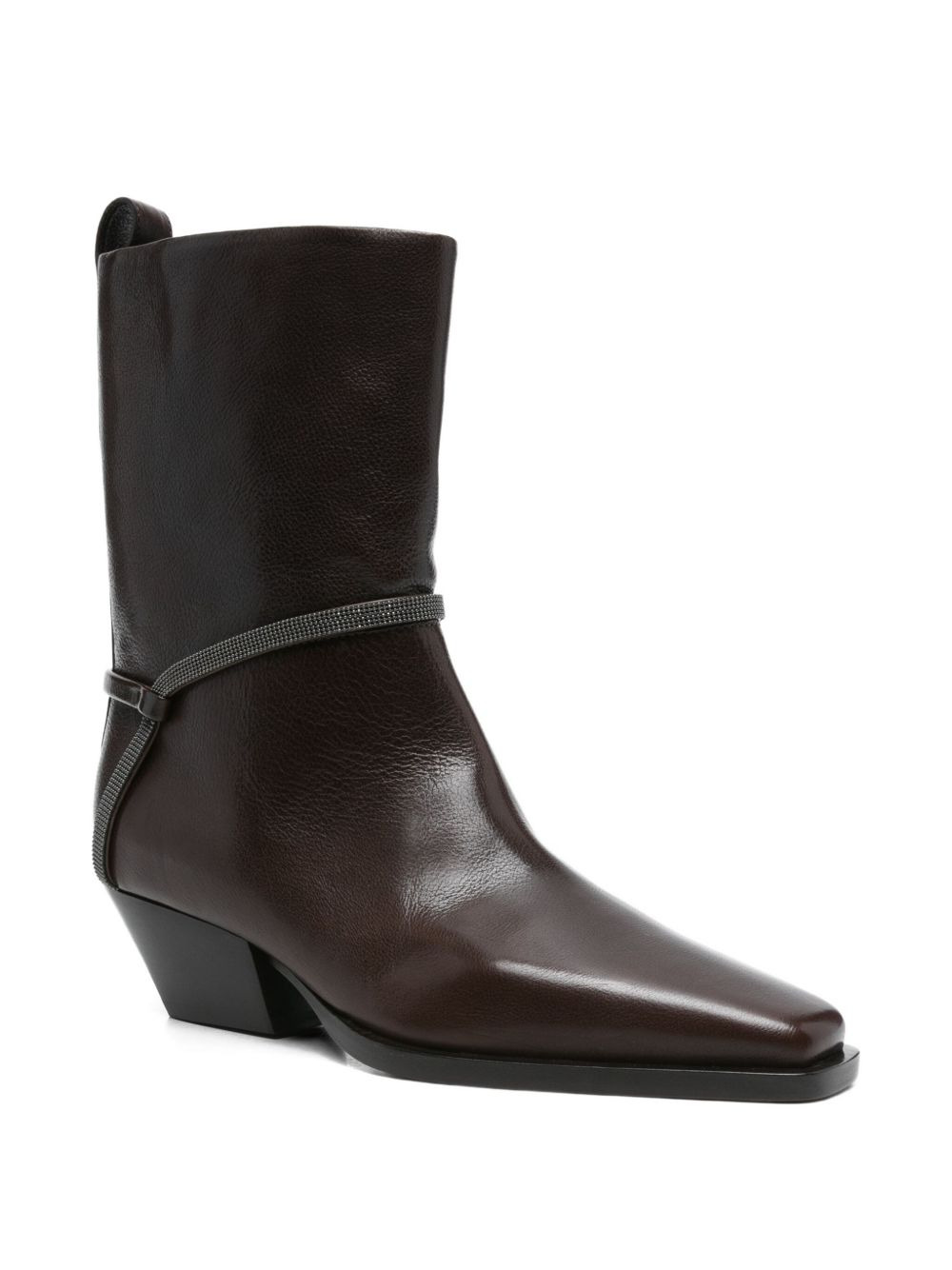 leather cowboy boots - 2