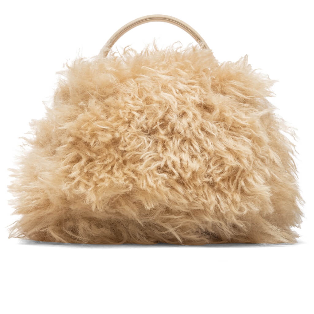 READYMADE DR. WOO FUR MONSTER BAG - TAN - 3