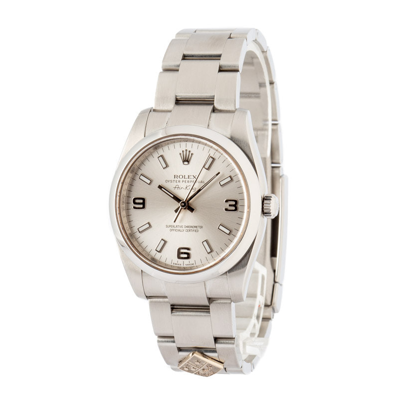 Pre-Owned Rolex Air-King 114200 Stainless Steel - 2