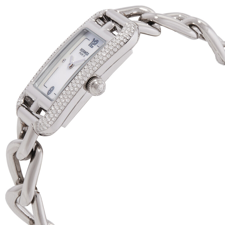 Hermes Nantucket Small Model Quartz Diamond Ladies Watch 059586WW00 - 2