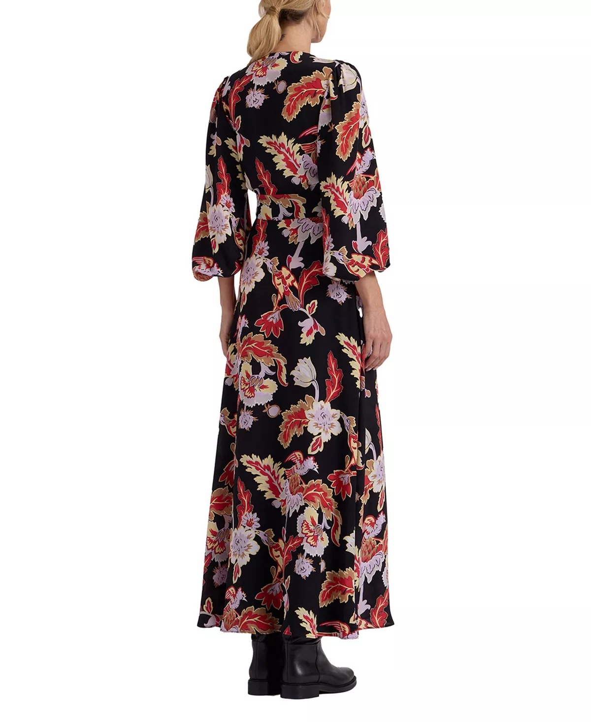 Long Camerino Dress Crepe De Chine - 2