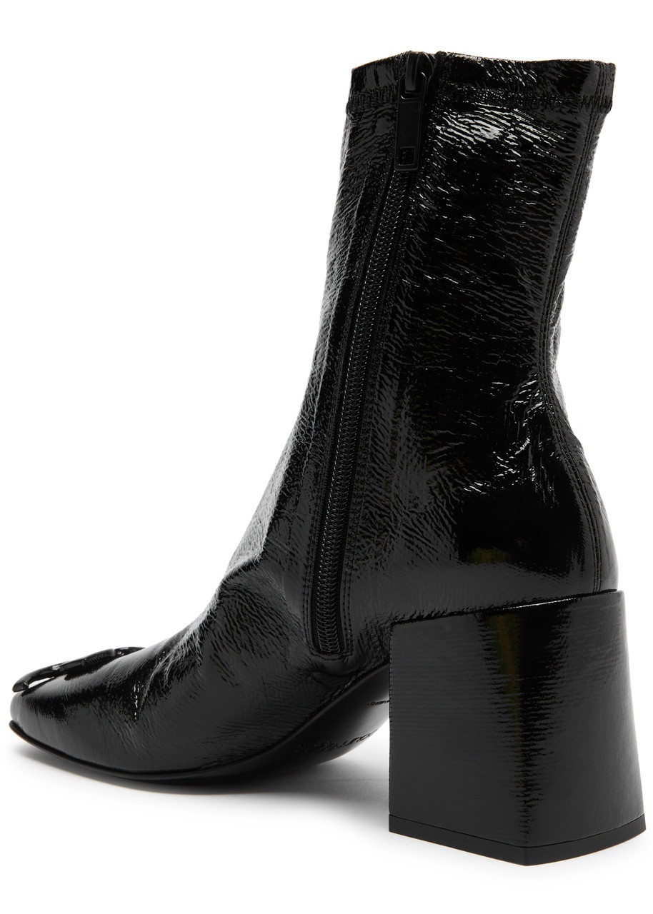 Courrèges Reedition 75 Crinkled Vinyl Ankle Boots - 2