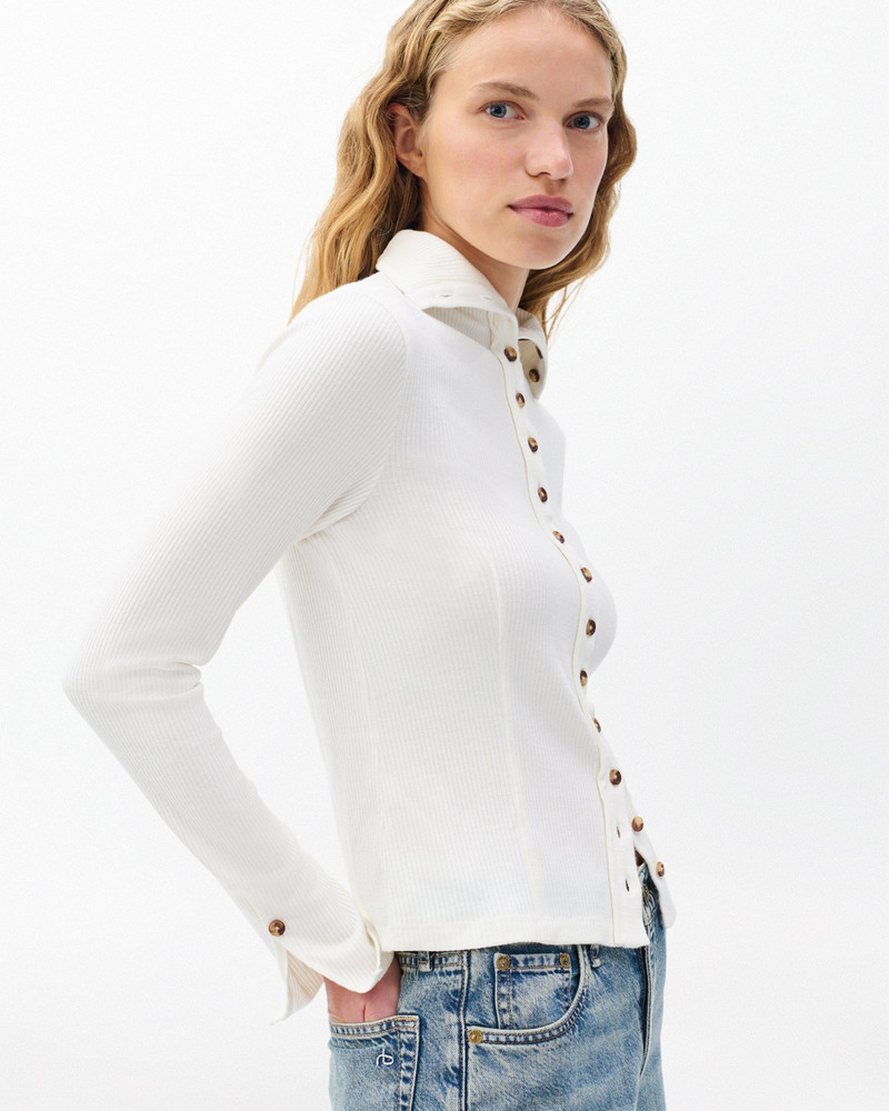 The Knit Ribbed Buttoned Cardigan 5