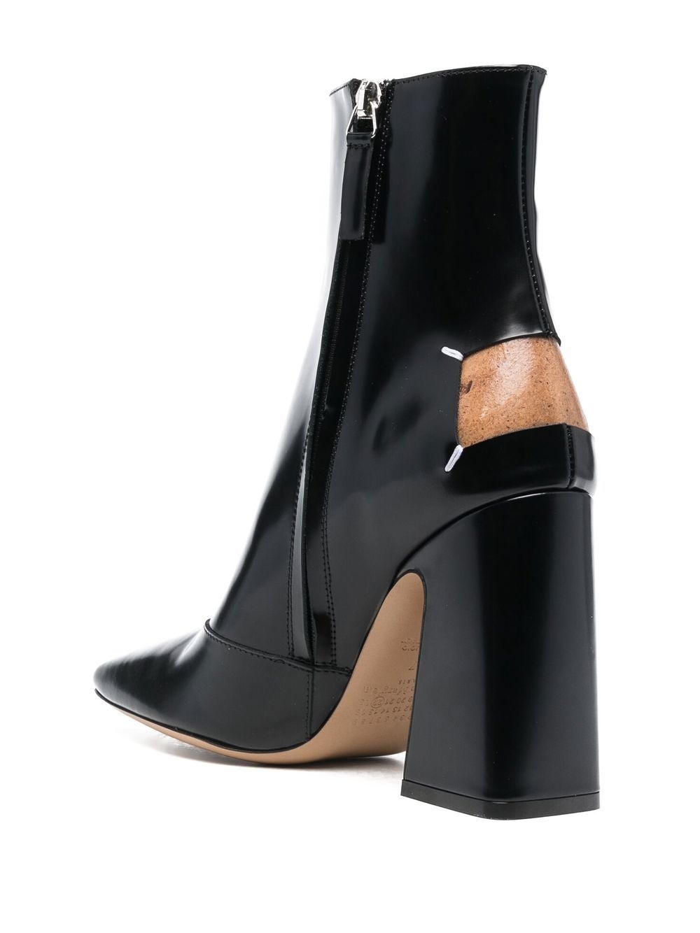 square-toe 90mm boots - 3