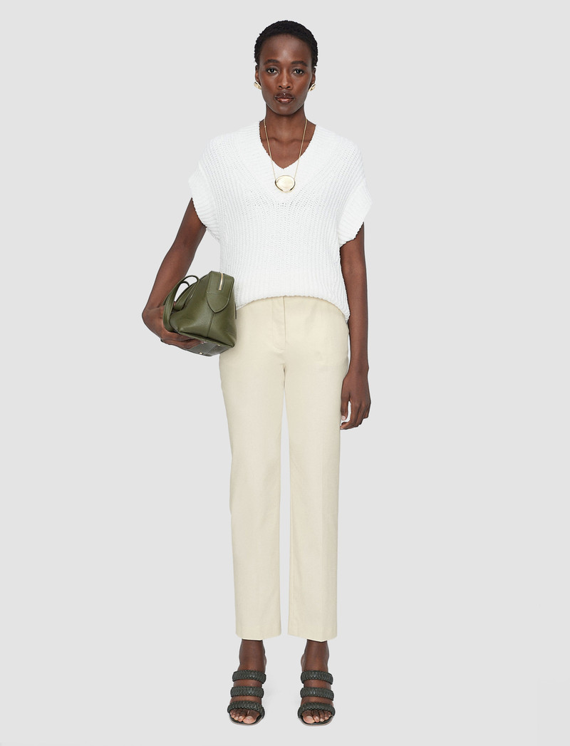 JOSEPH Coleman Long Light Cotton Trousers outlook