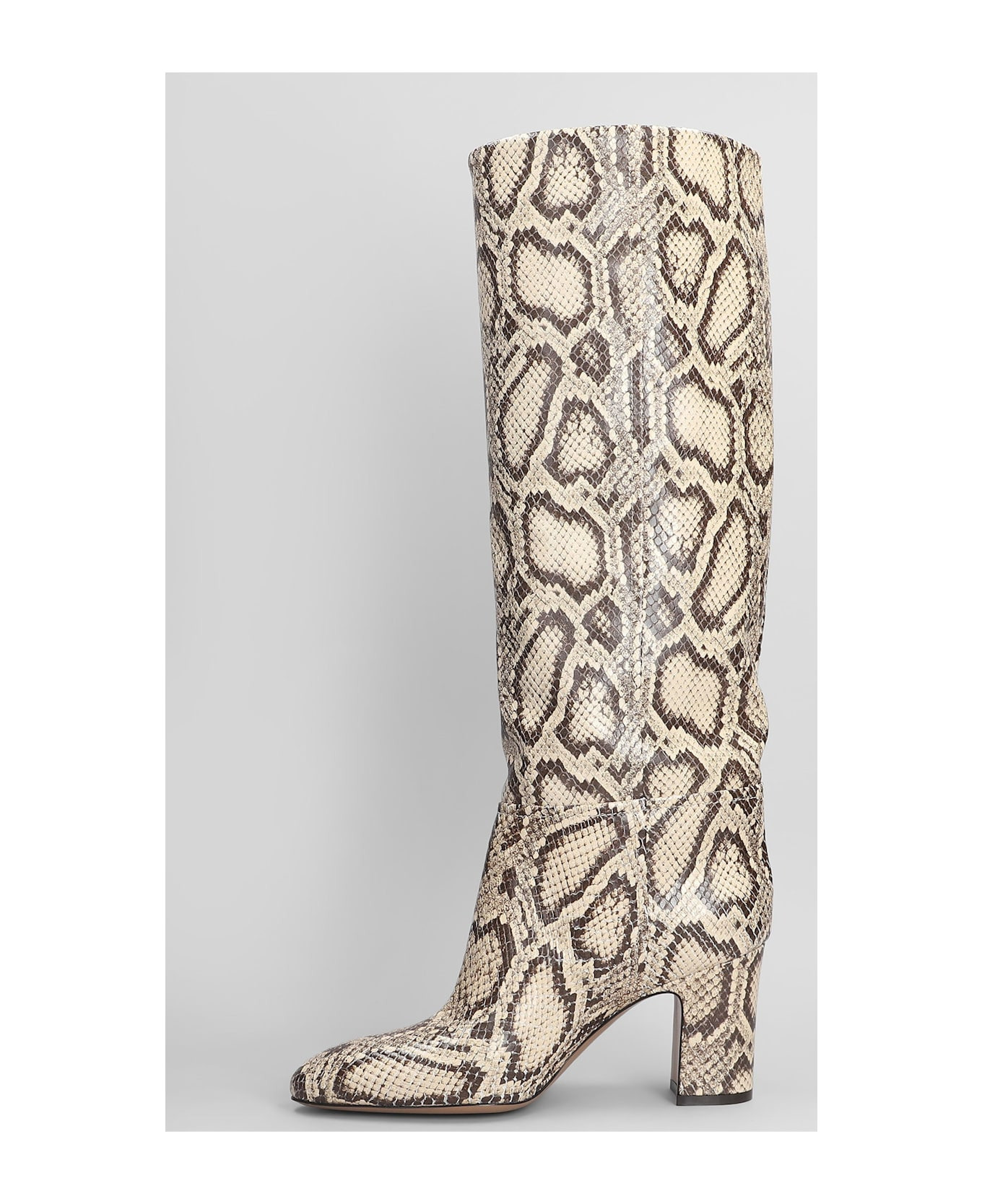 Lavinia Boot 75 High Heels Boots In Python Print Leather - 3