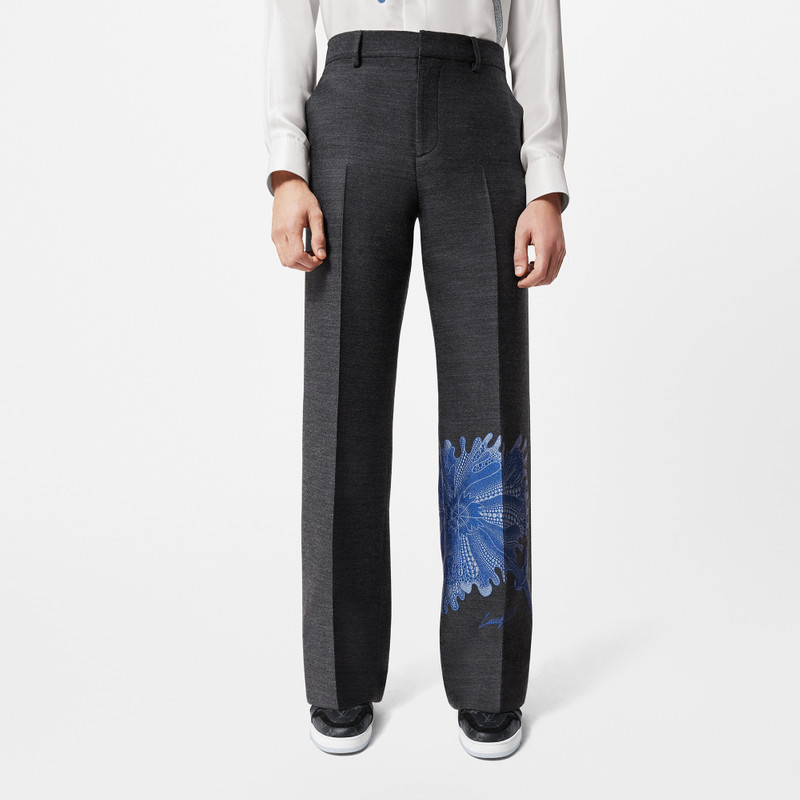 LV x YK Psychedelic Flower Tailored Pants 4