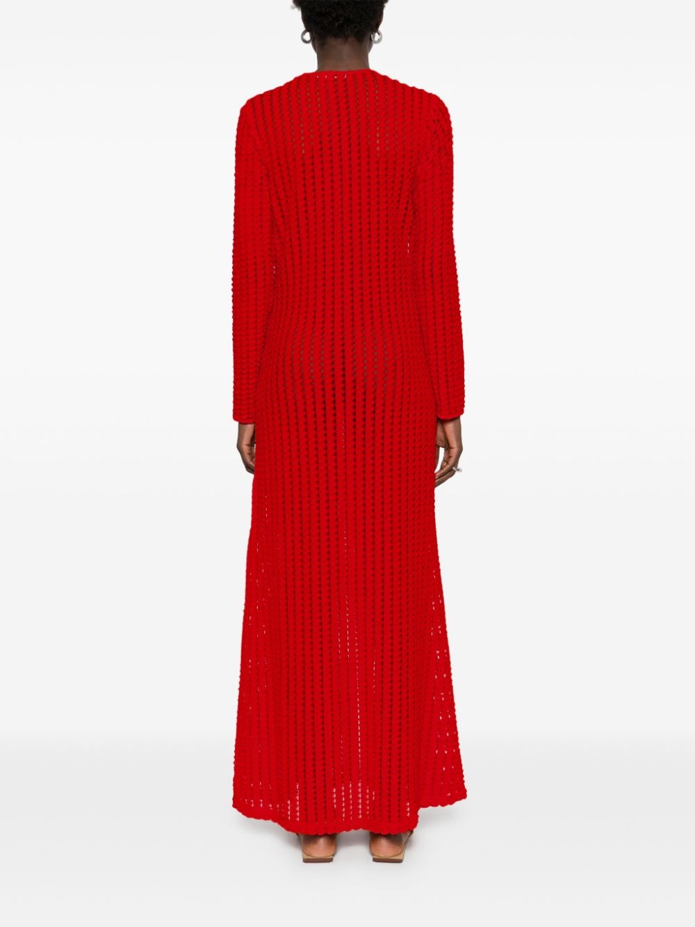 crochet maxi dress - 4
