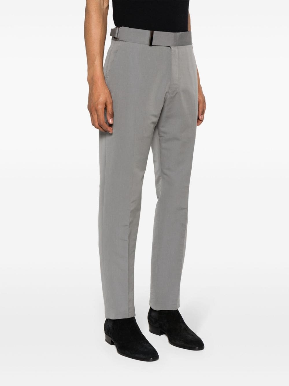 mid-rise tailored trousers - 3