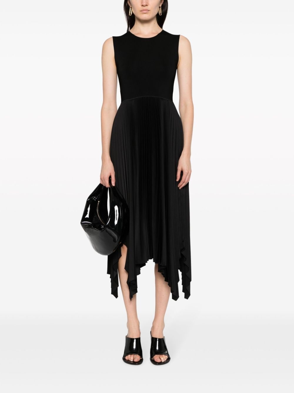 Dera asymmetric-hem midi dress - 2