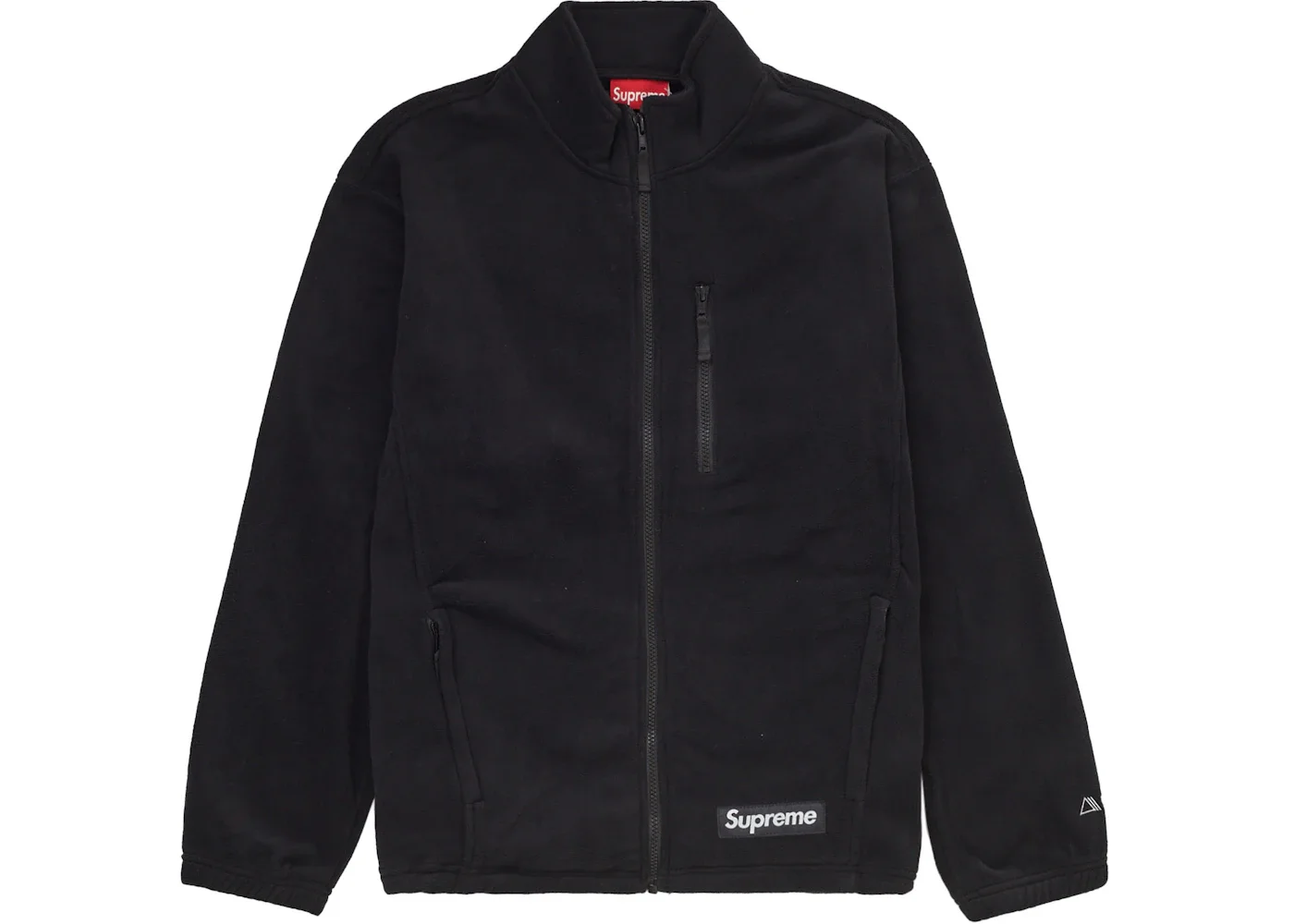 Supreme Polartec Zip Jacket Black - 1