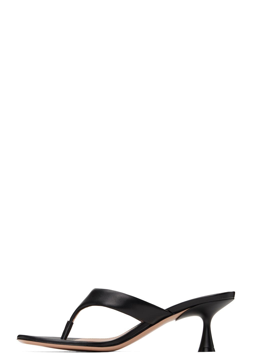 Black Ascent Thong 55 Heeled Sandals - 3