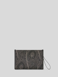 【送料&関税込】Etro Paisley Wallet Vintage Etro Paisley Leather Compact Wallet With Original