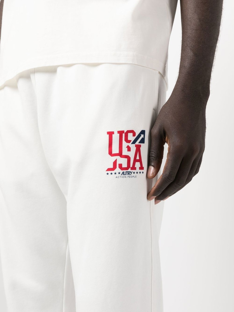 logo-print drawstring track pants 5