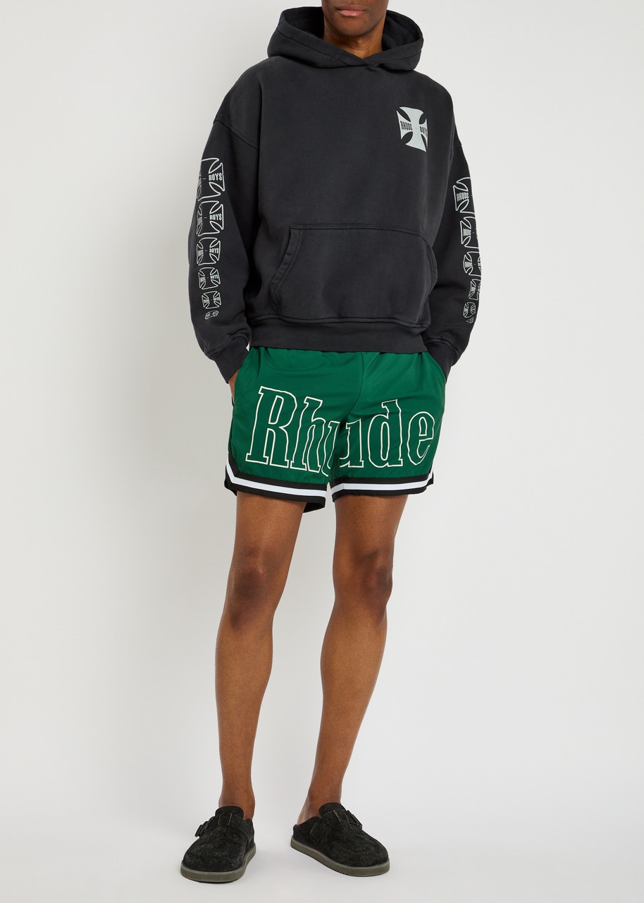 Rhude Rhude Boys Hooded Cotton Sweatshirt - 4