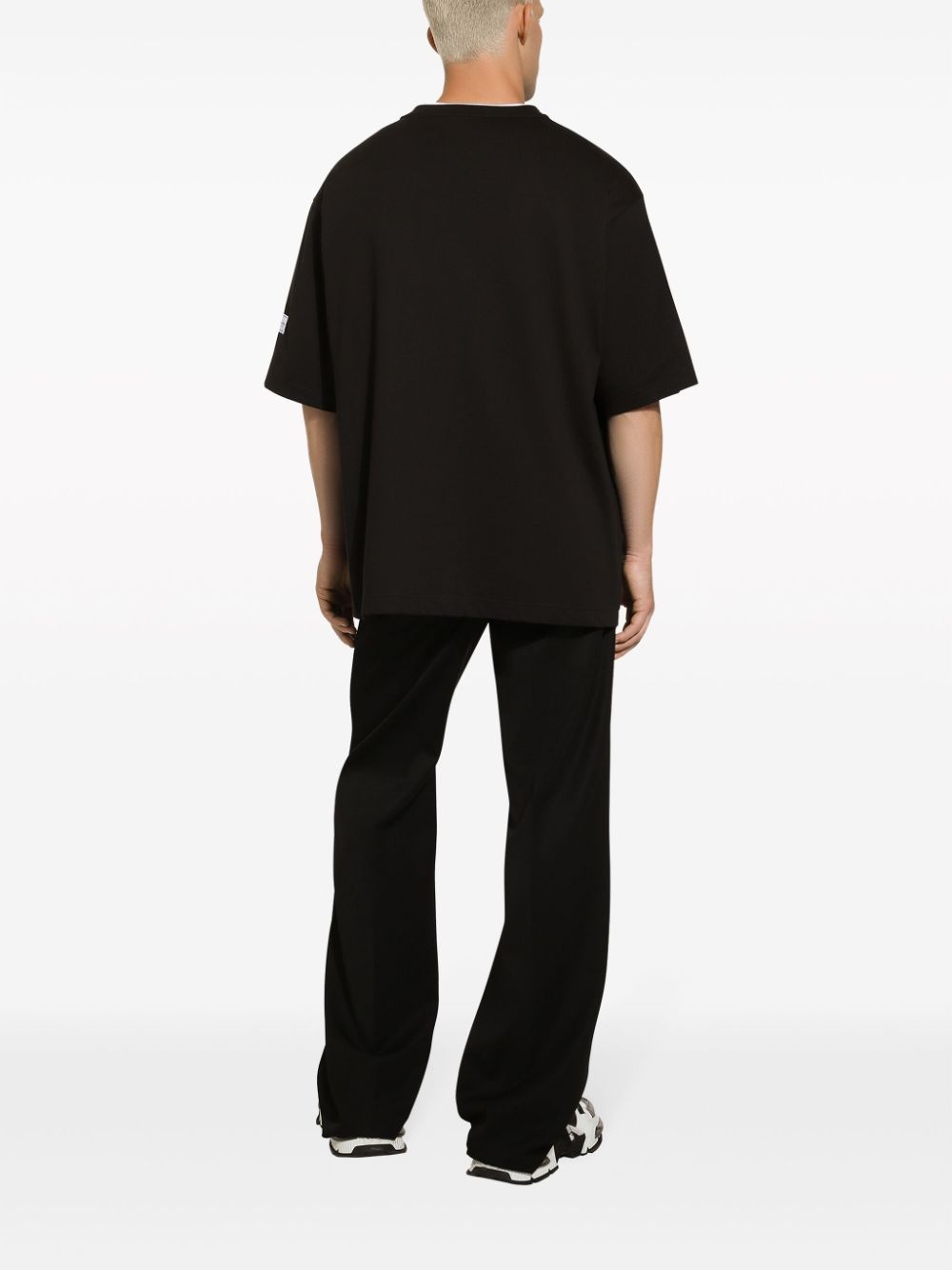 logo-print cotton T-shirt - 4
