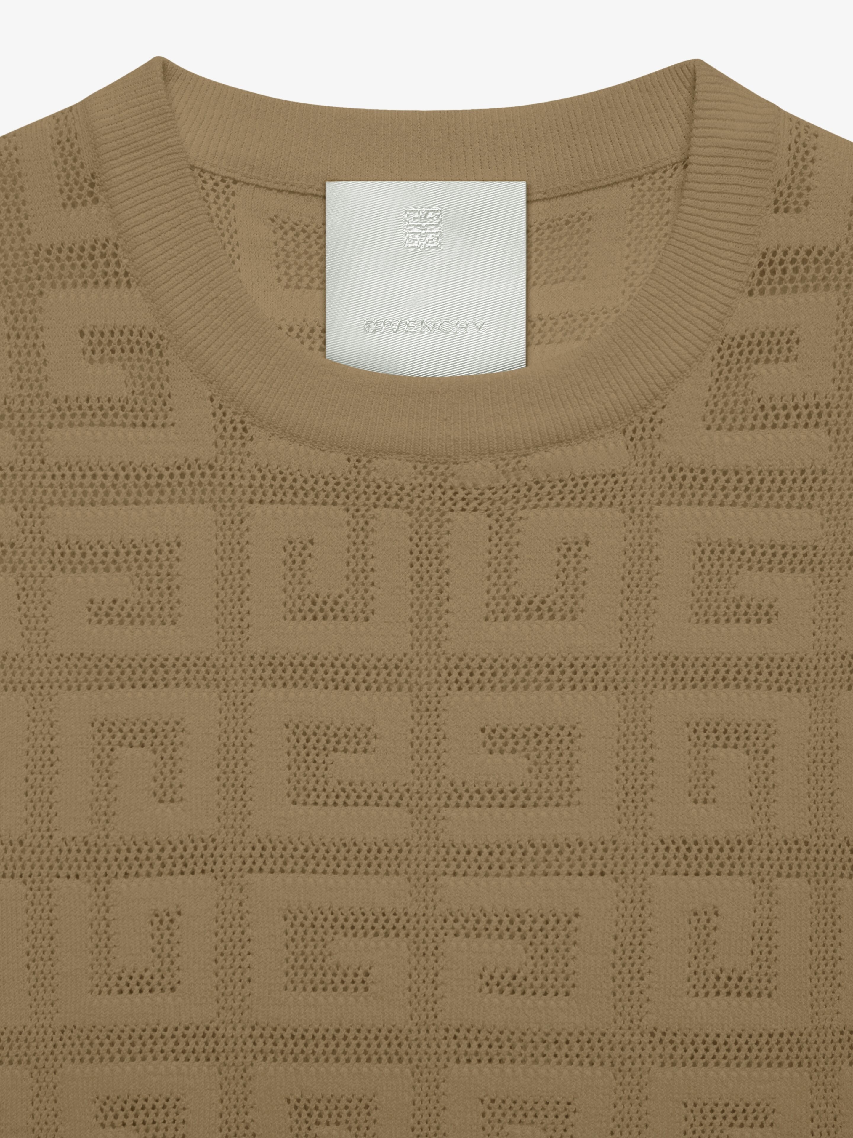 SWEATER IN 4G JACQUARD WITH SHORT SLEEVES - 5