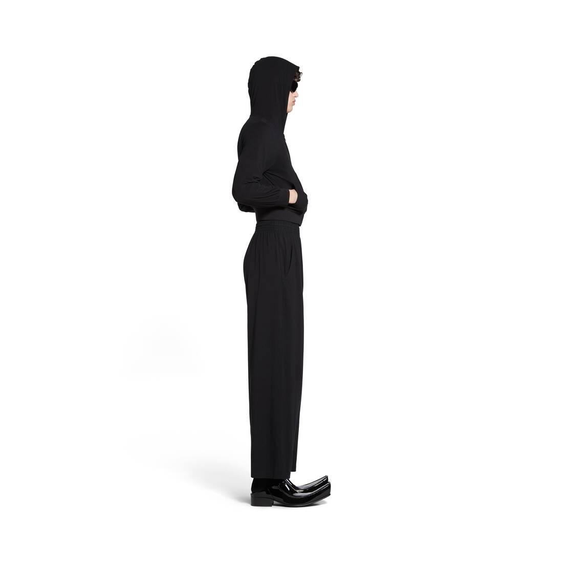 Men's Baggy Sweatpants in Black - 3