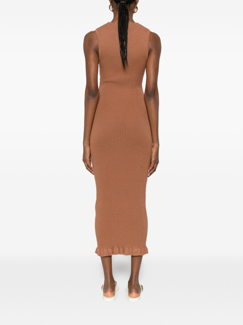 logo-detail midi dress 4