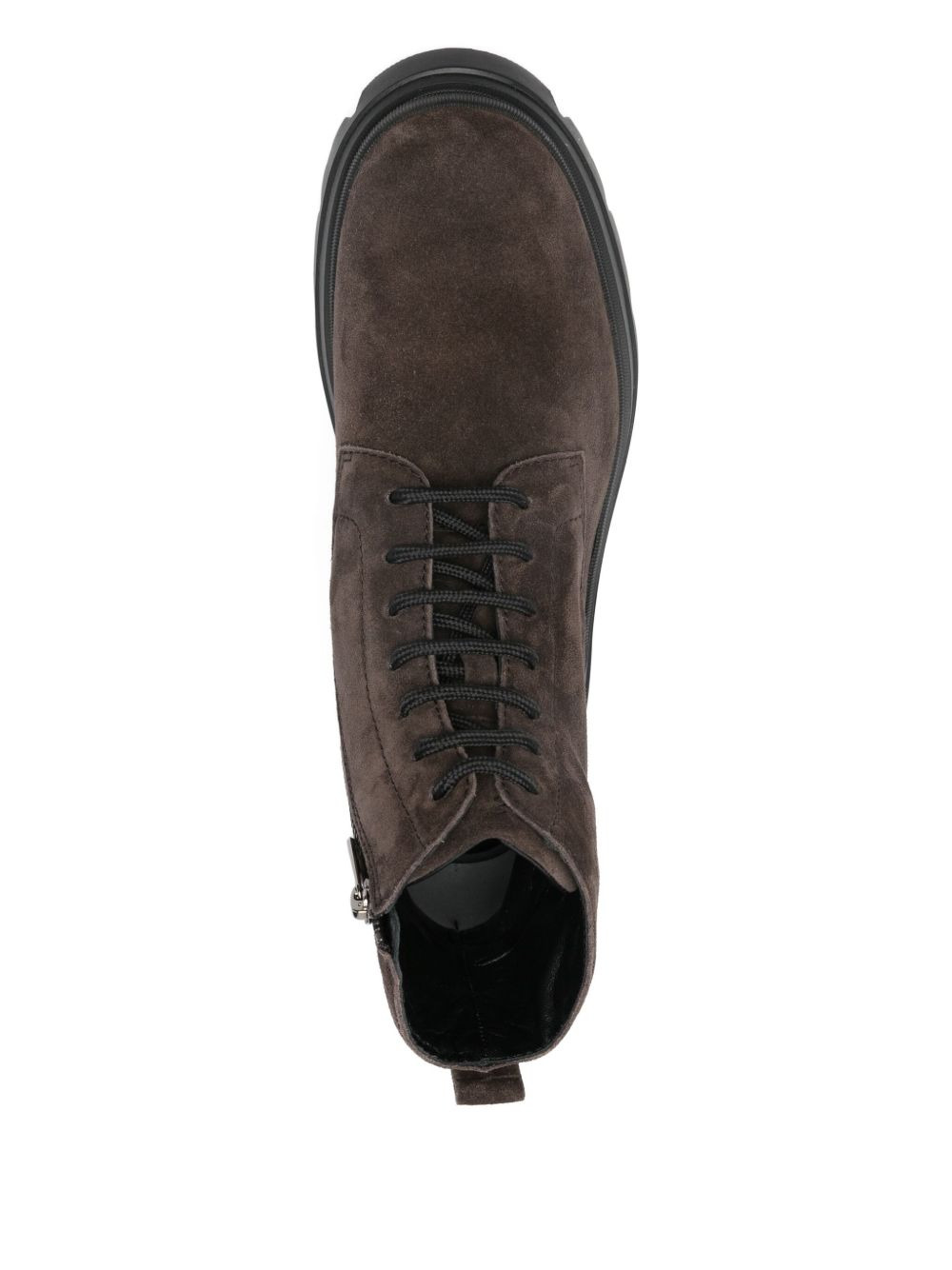 lace-up chunky-sole boots - 4