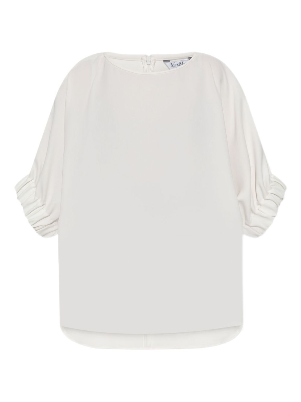 puff-sleeve T-shirt - 1