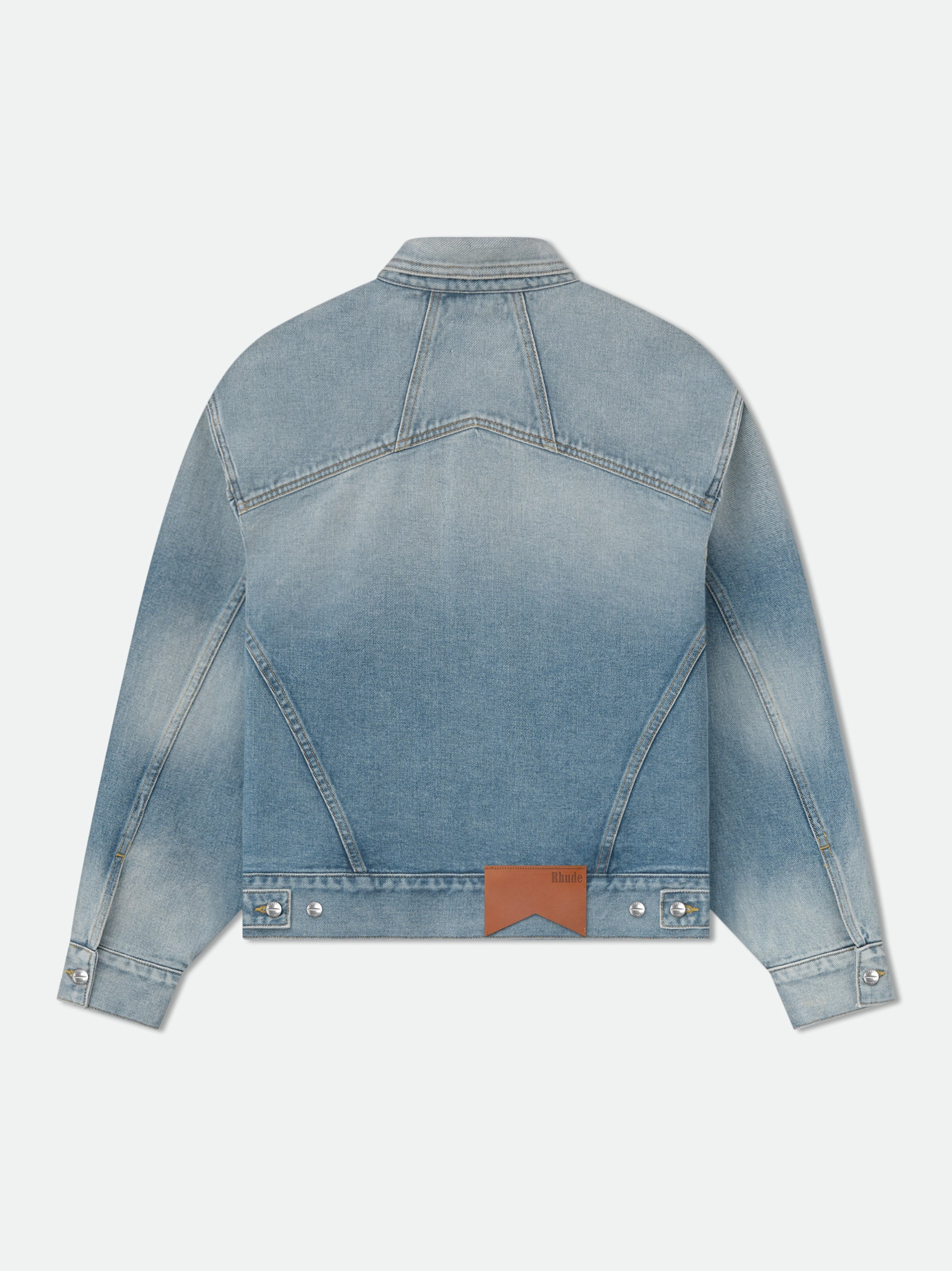 "PACK" DENIM TRUCKER JACKET - 3