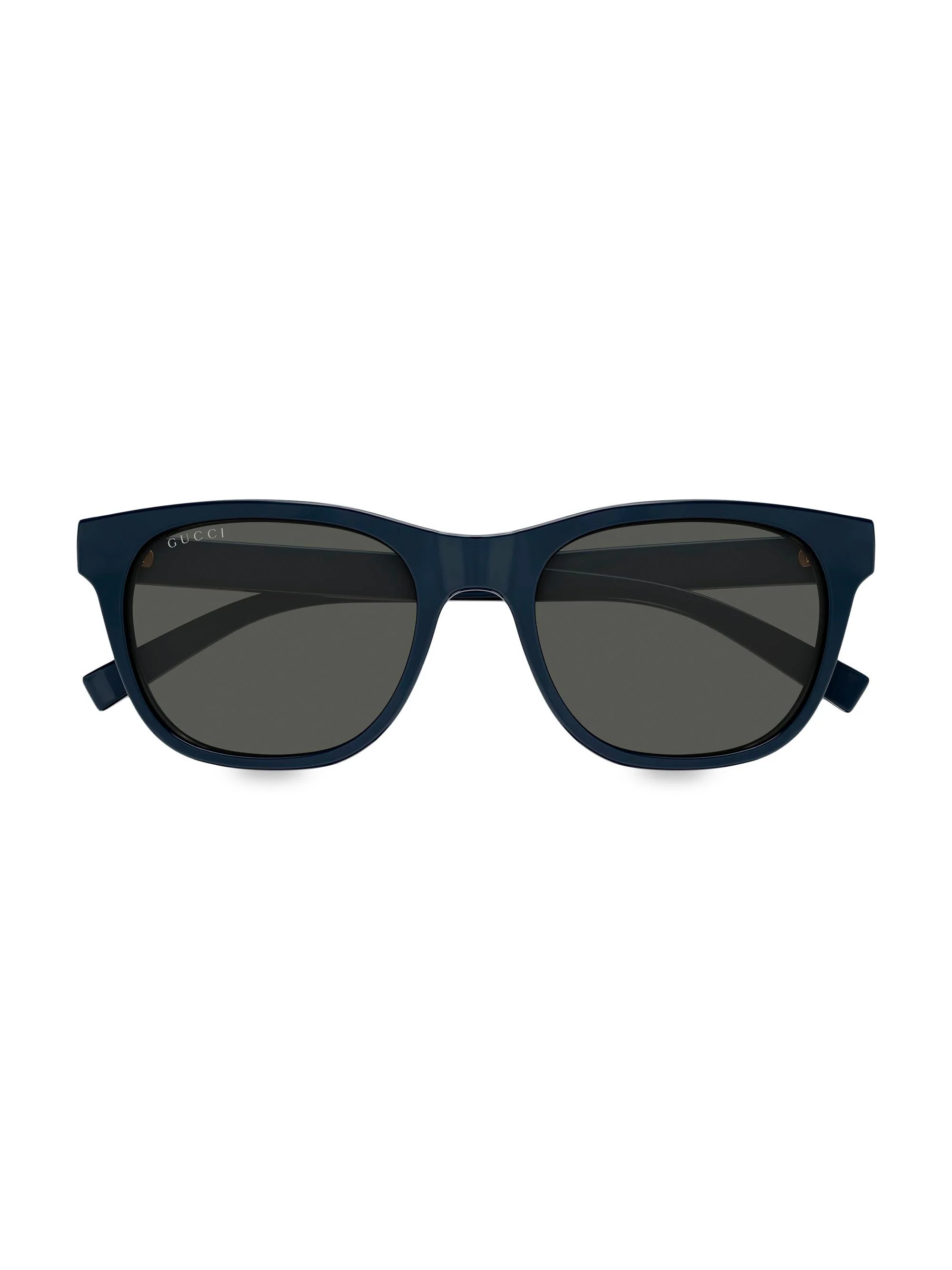 Men's Lines 54MM Square Sunglasses - Blue Black - 1