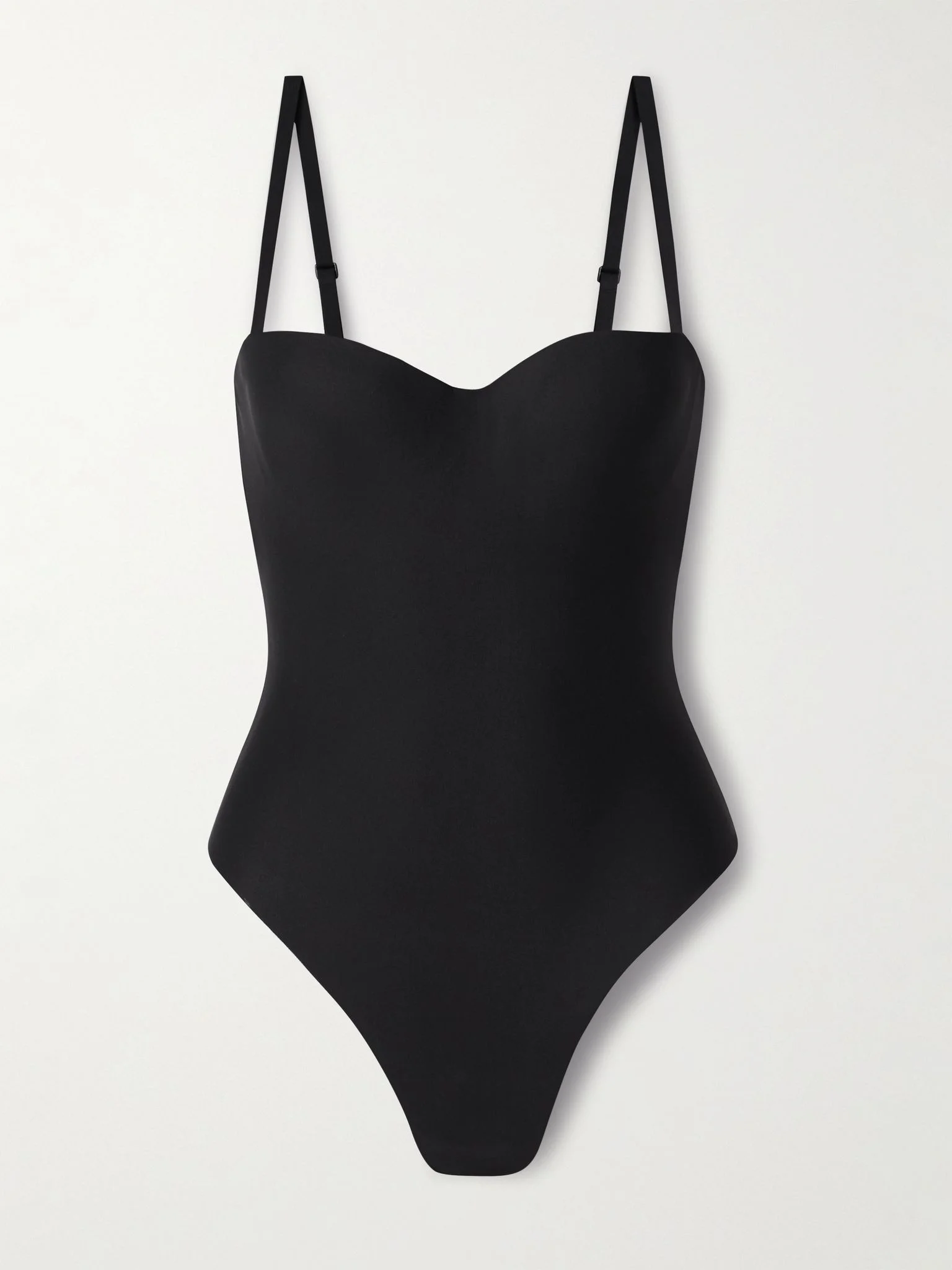 Underwire Thong Bodysuit - Onyx Black - 1