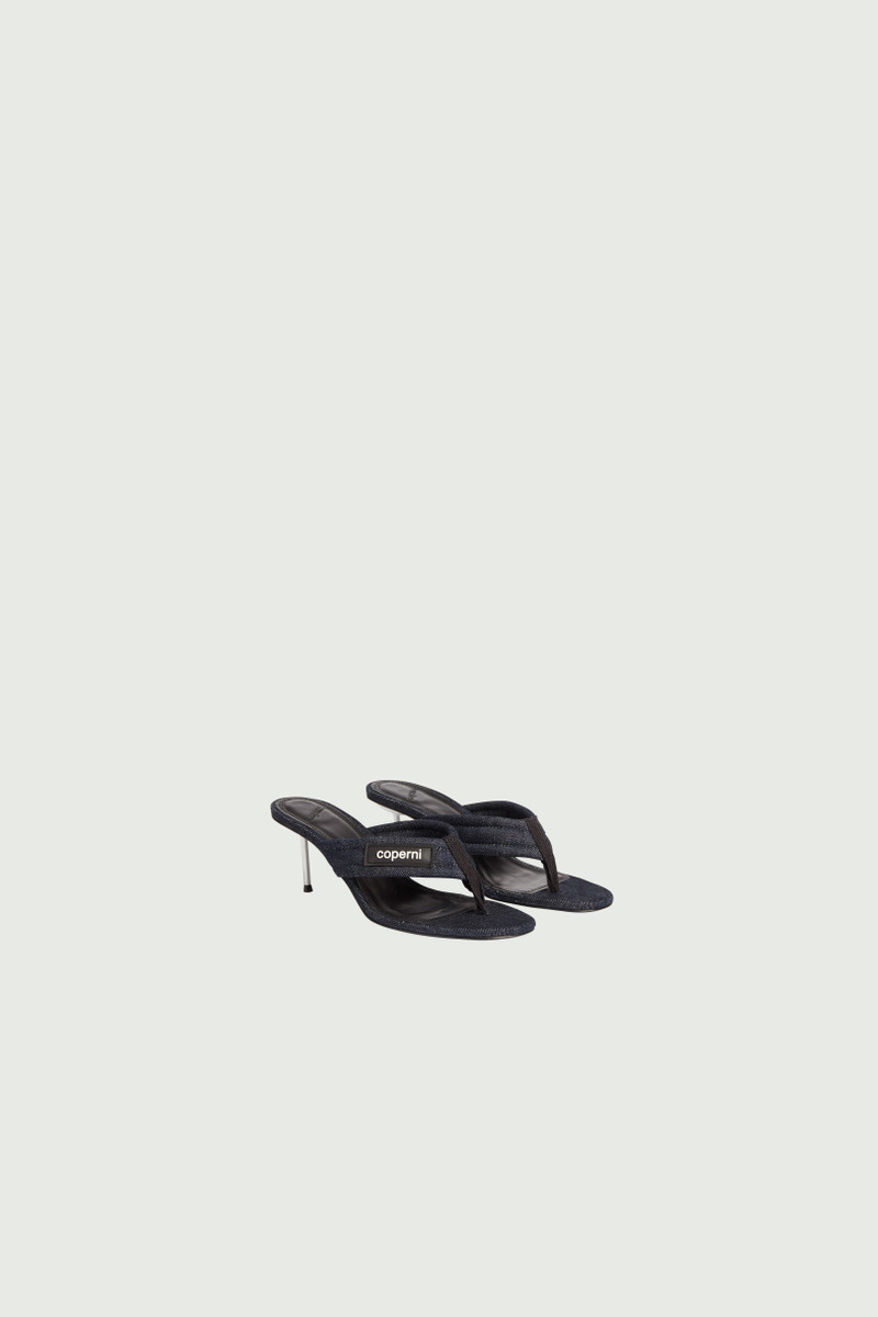 COPERNI Denim Branded Thong Sandal outlook