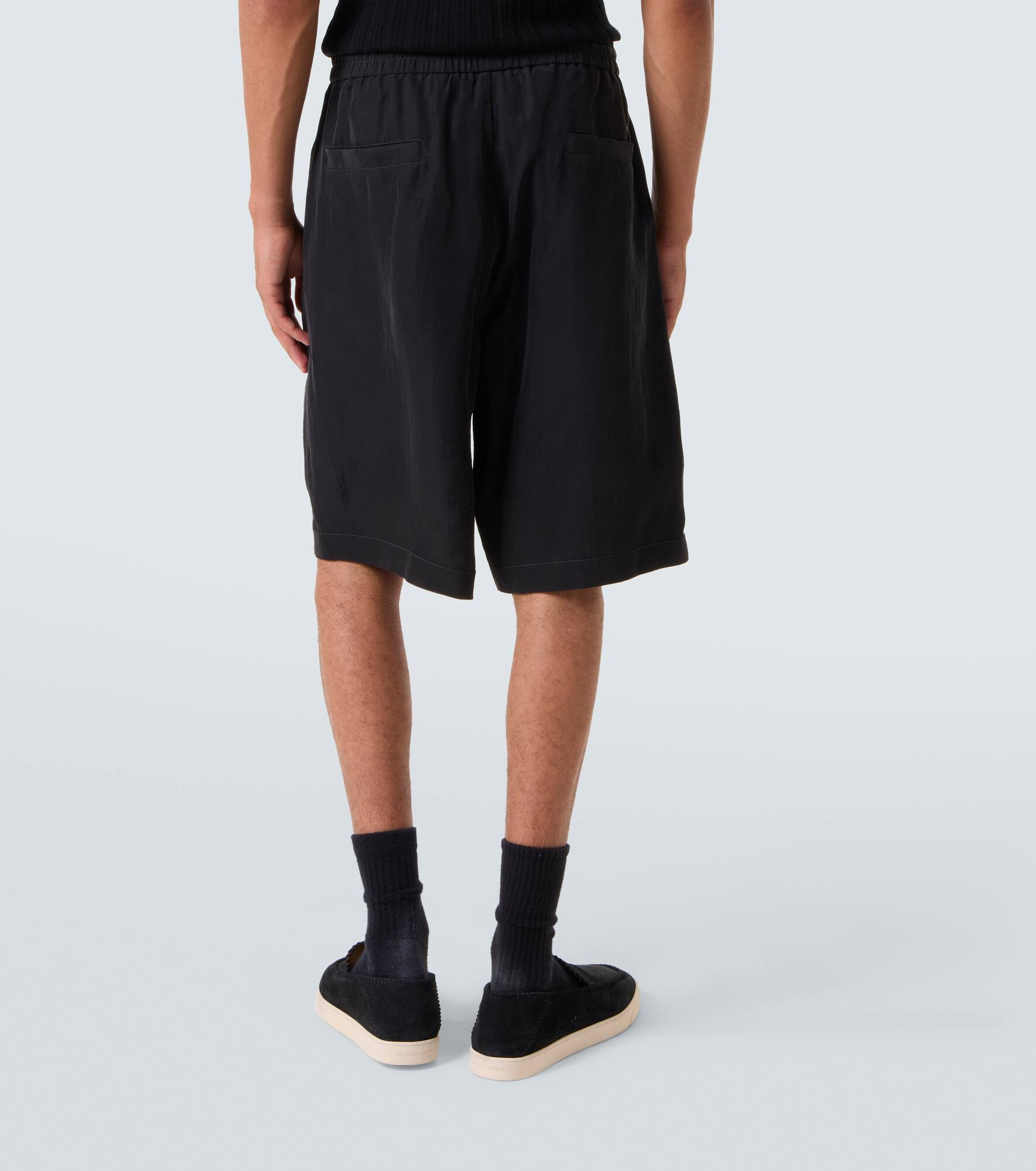 Canvas Bermuda shorts - 4