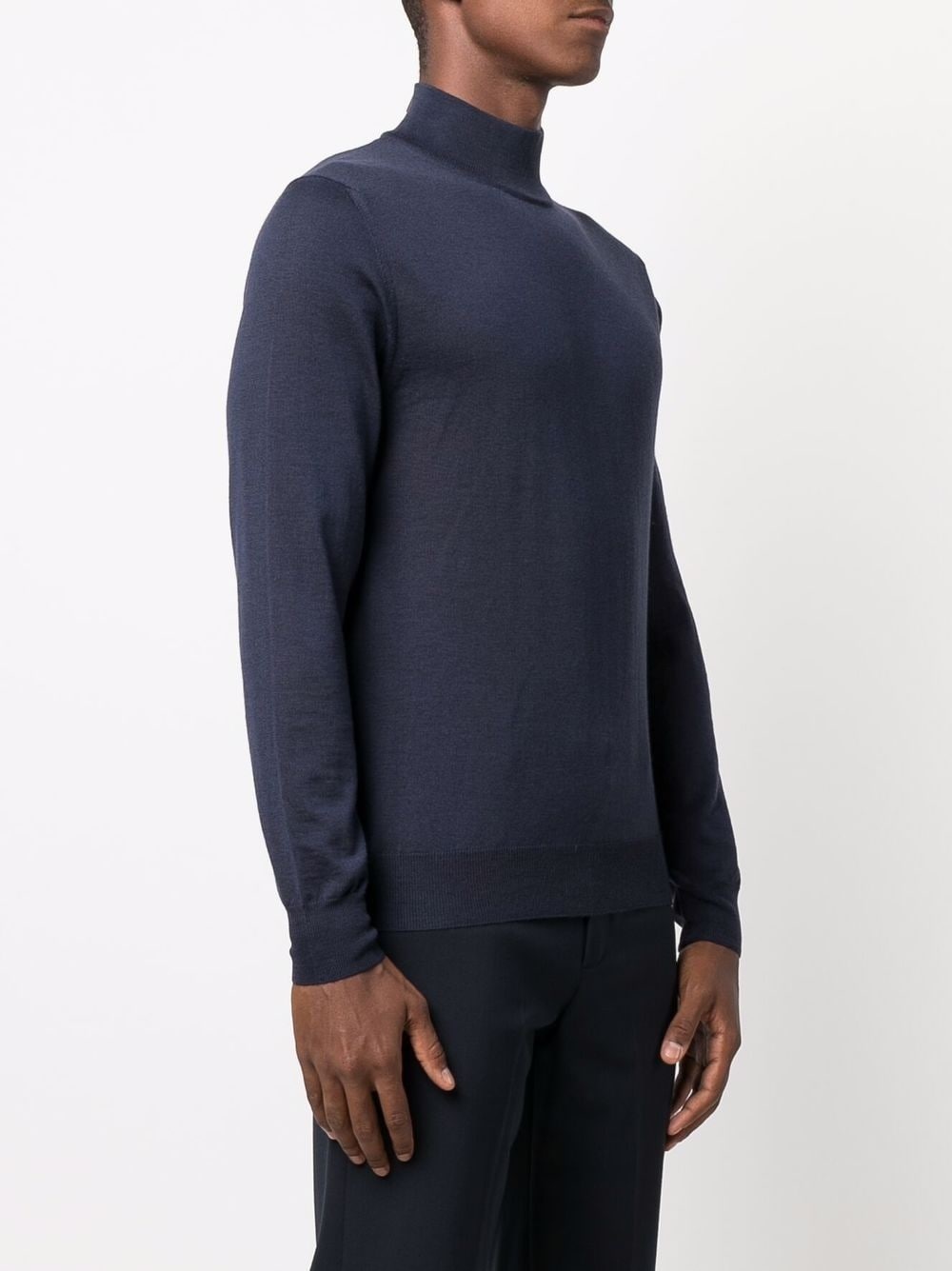 knitted turtleneck jumper - 3