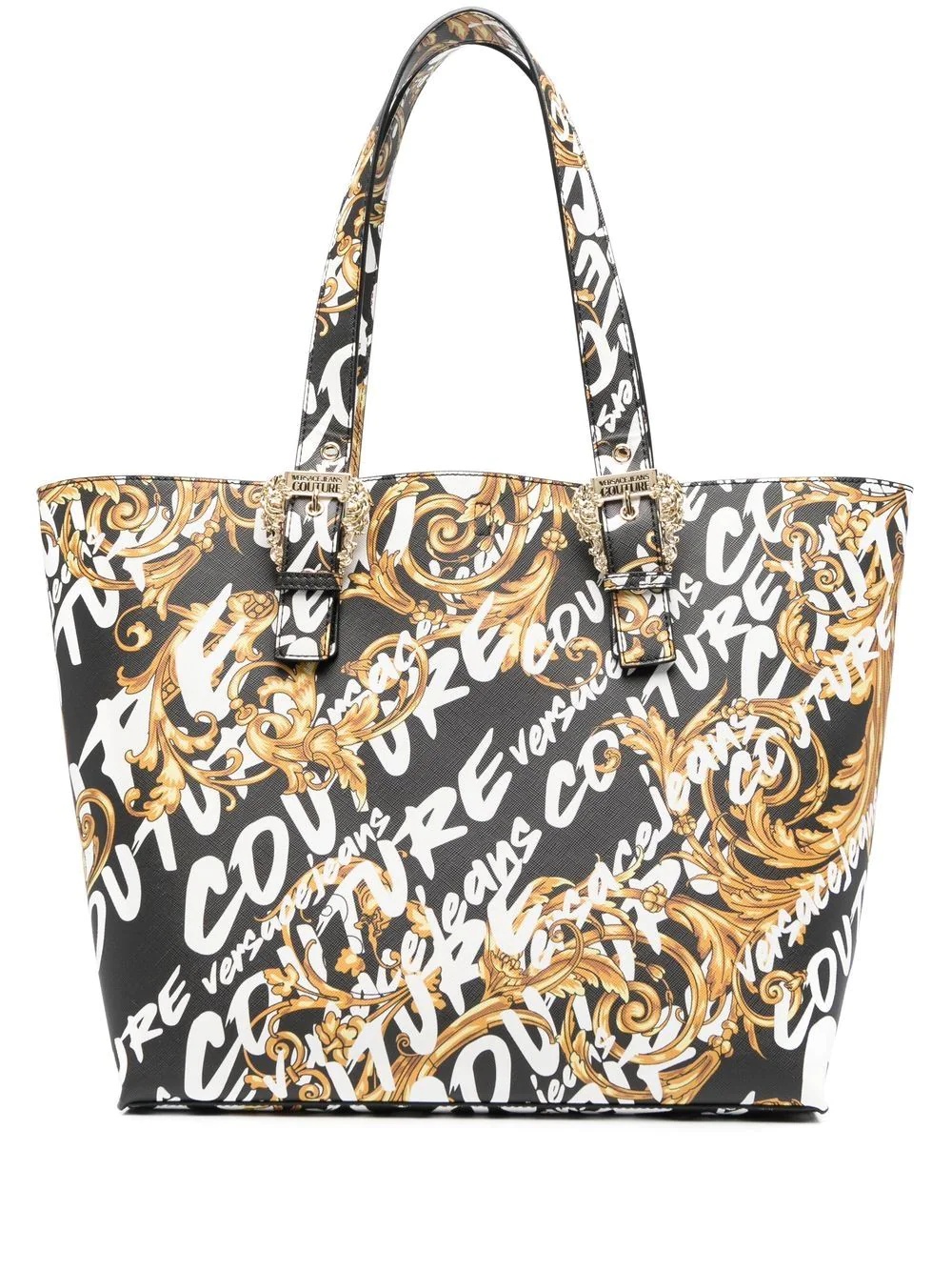 logo-print tote bag - 1