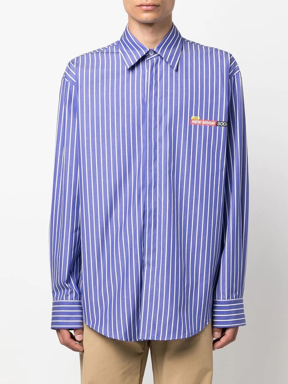 Breaking News striped shirt - 3