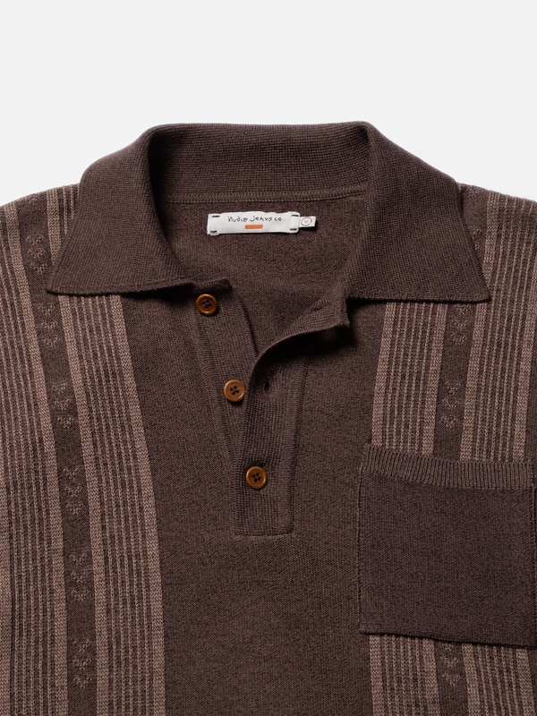 Frippe Polo Shirt Brown - 3