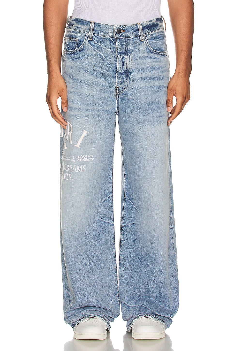 あ*ら様 antimid baggy denim PAINT BAGGY DENIM | ANTIMID
