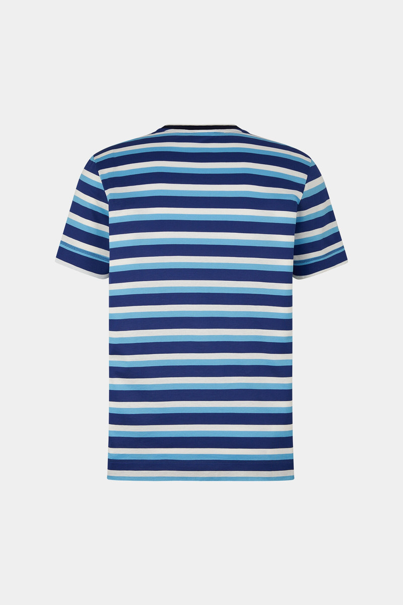 BOGNER Kosmo t-shirt in Blue/off-white outlook