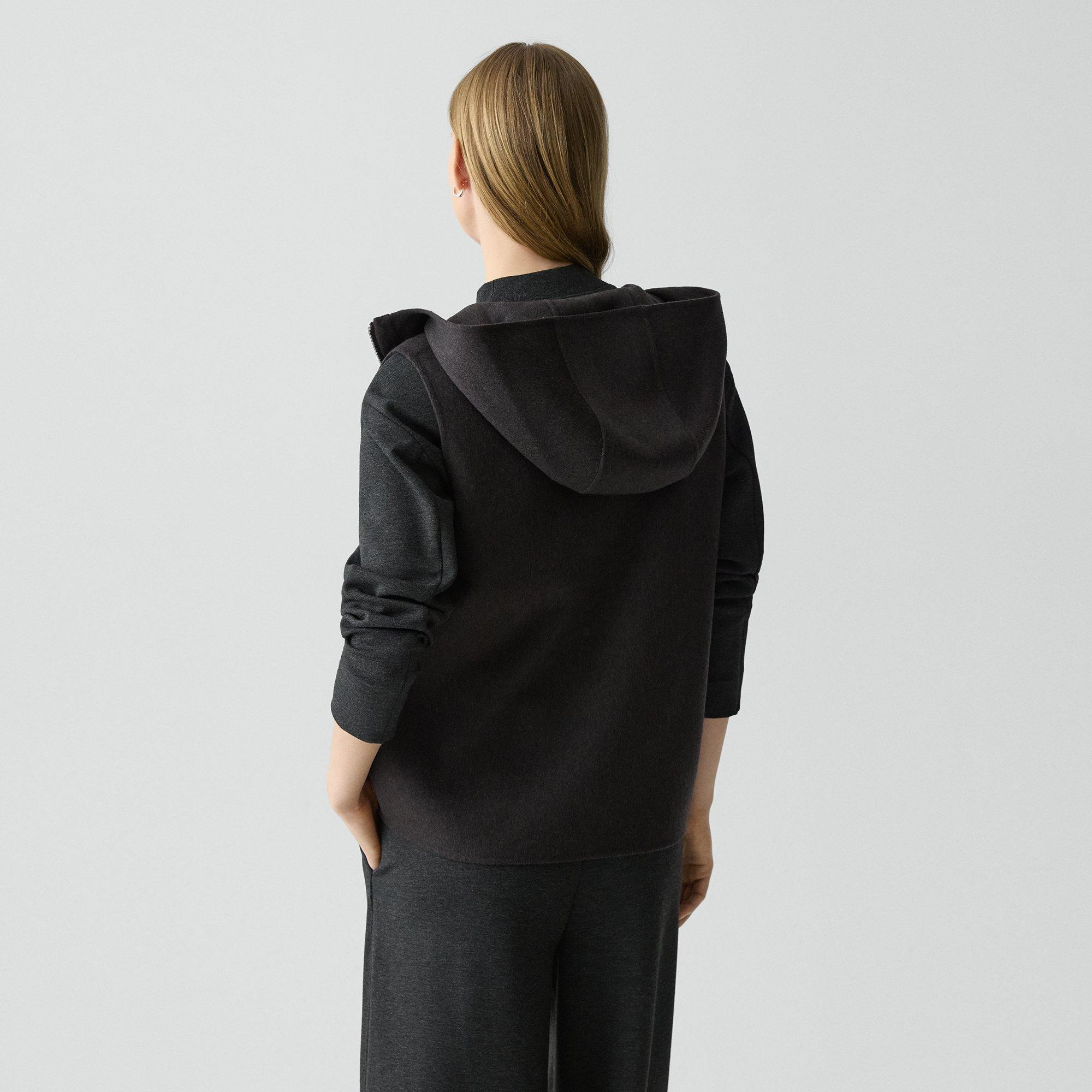 Hooded Vest in Double-Face Wool-Cashmere - 4