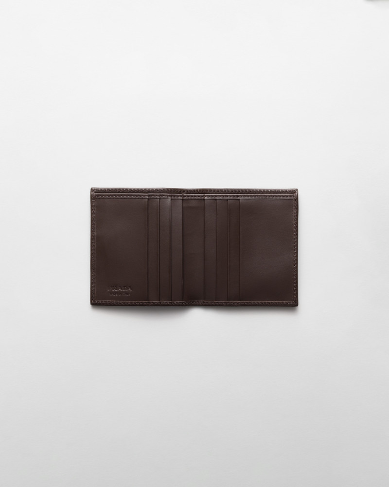 Prada Re-Nylon and leather wallet outlook