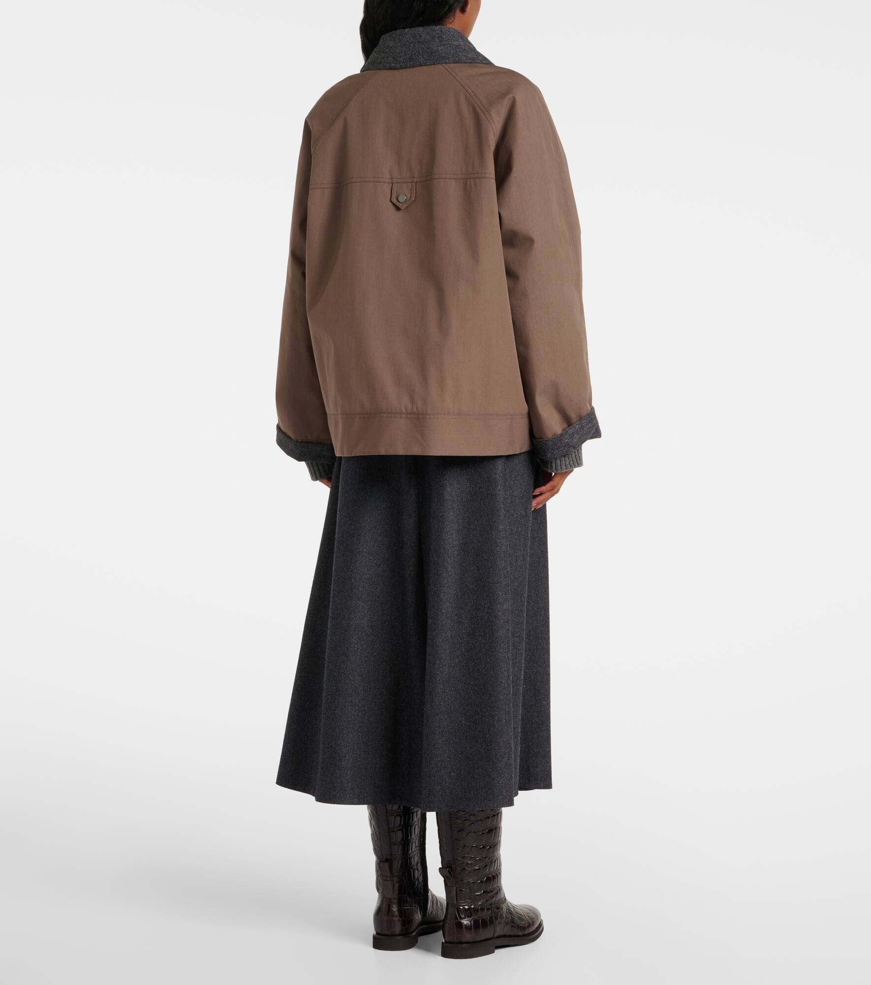 Cotton-blend jacket - 3