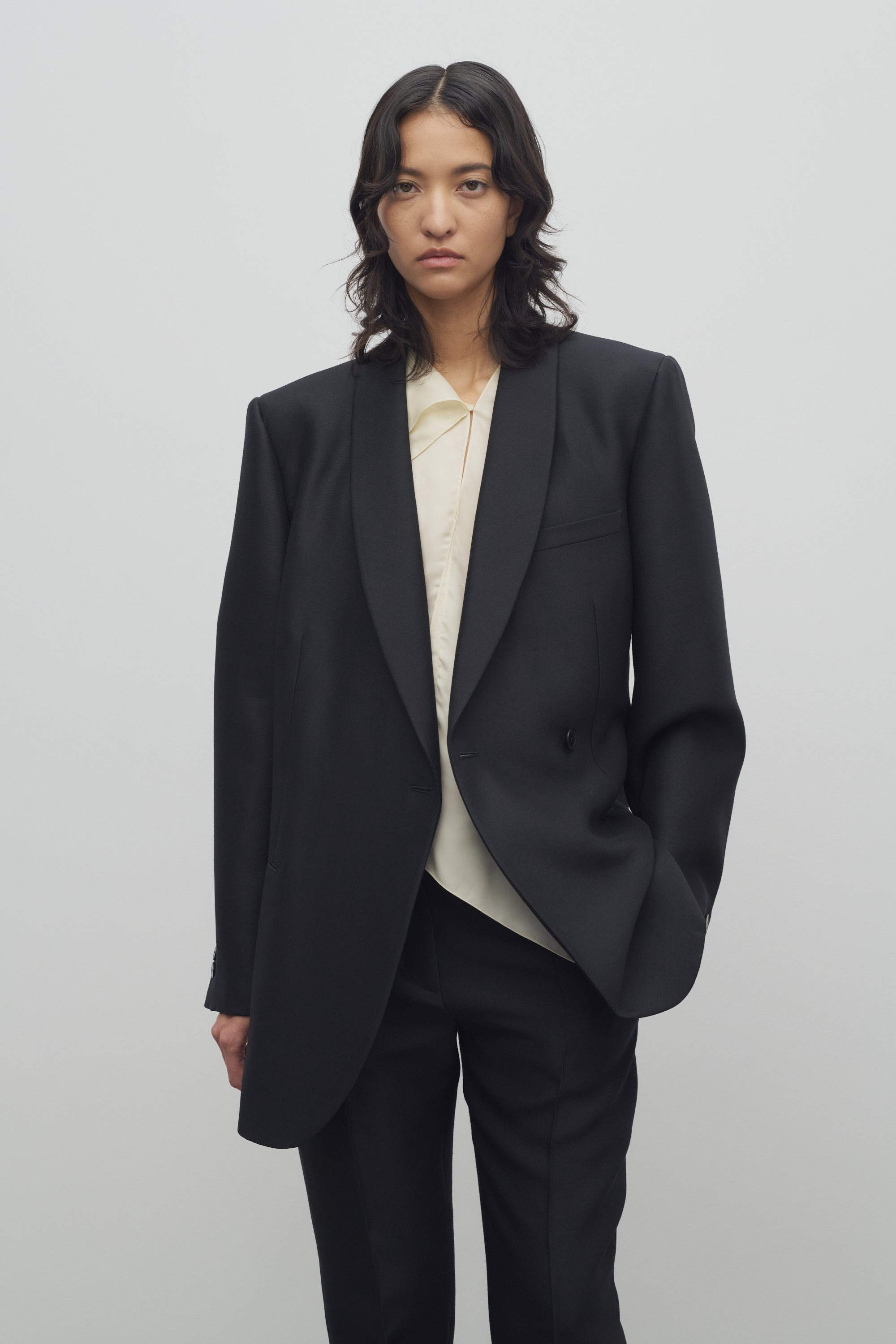 Deon Jacket in Wool and Silk - 3