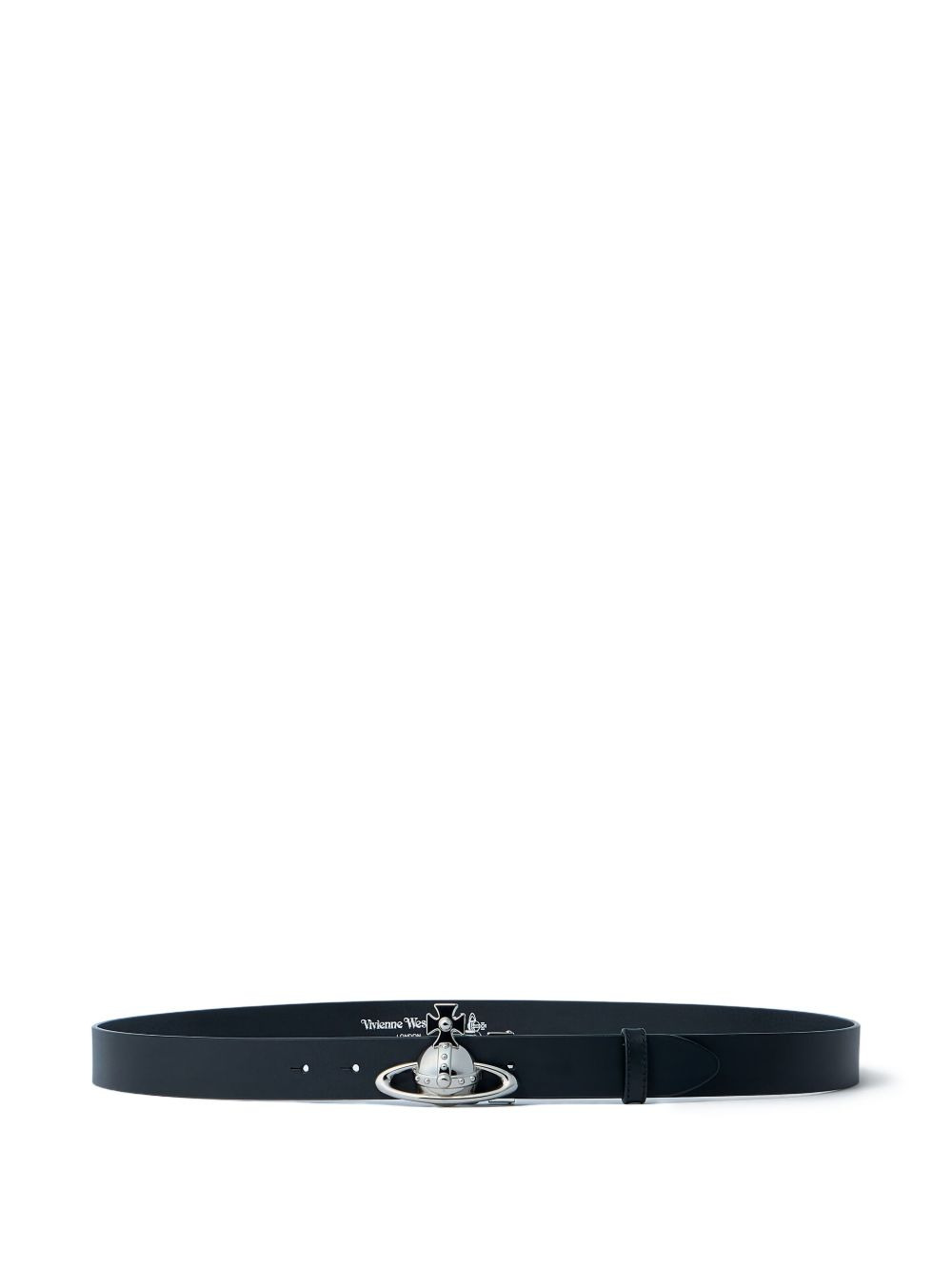 Orb Buckle leather belt - 2