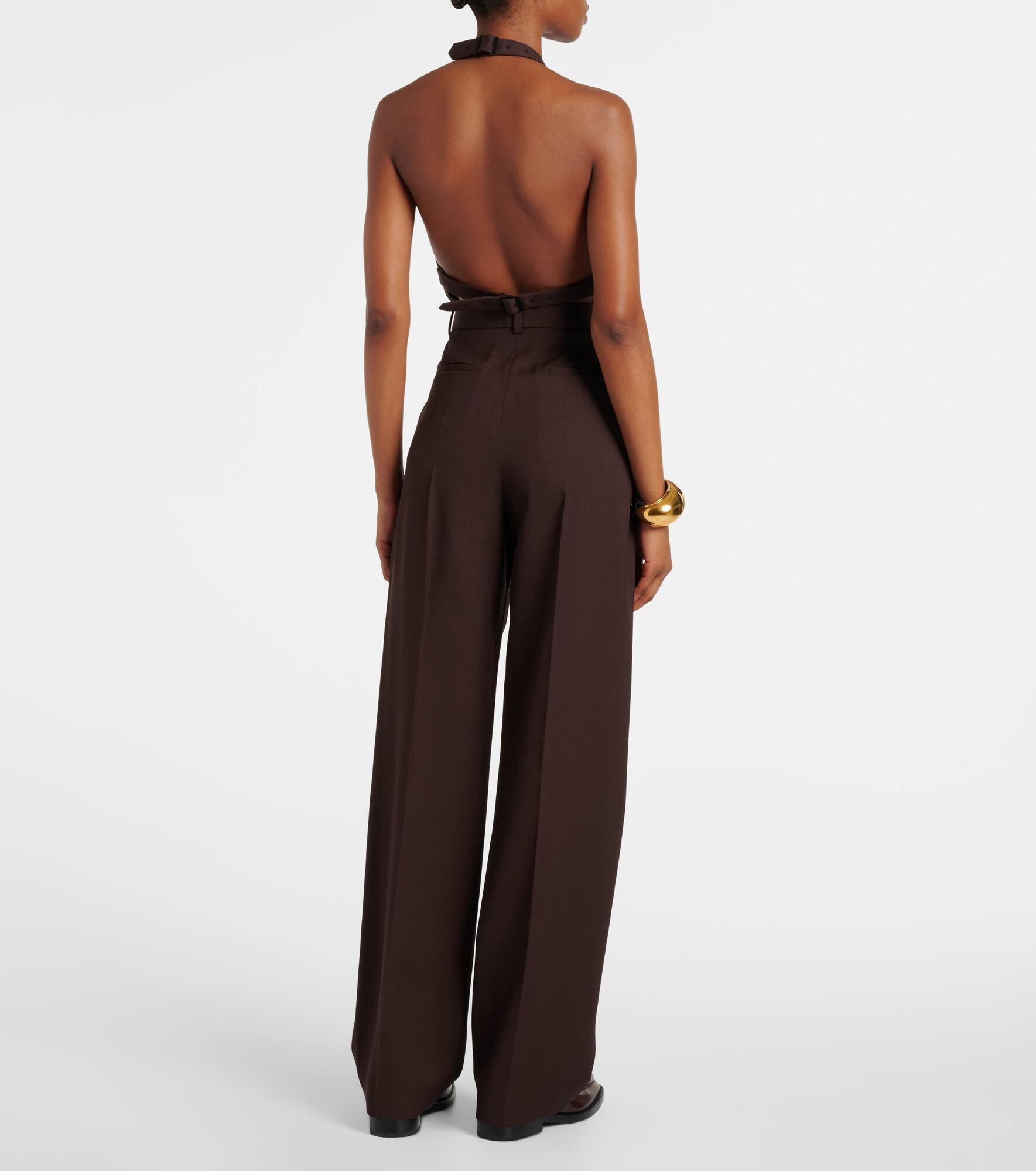 Wool straight pants - 3