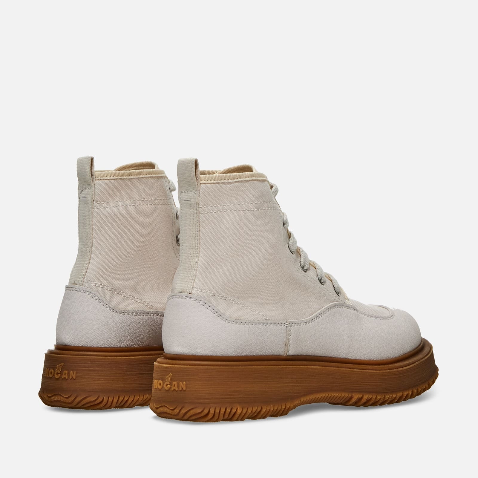 Hogan Untraditional Ankle Boots Beige - 3