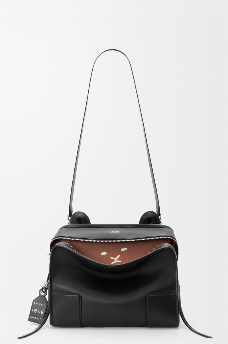 Large Lion Intarsio Amazona 180 bag in calfskin 9